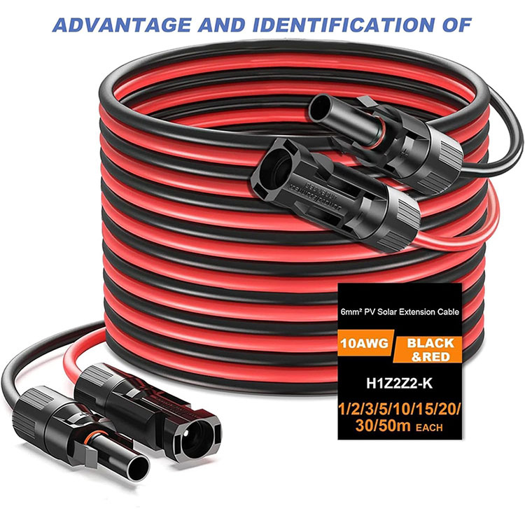 Prelungitor de 50 picioare 10 AWG pentru sistem PV montat la sol