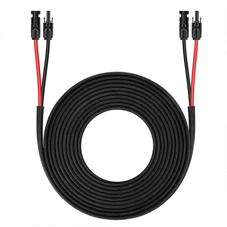 Cablu de prelungire pentru panou solar-25FT 10AWG(6mm2) cablu dublu pentru panou solar